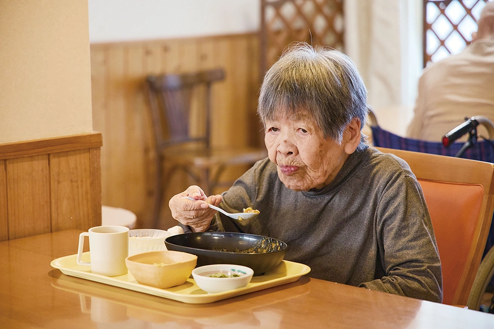配膳の様子