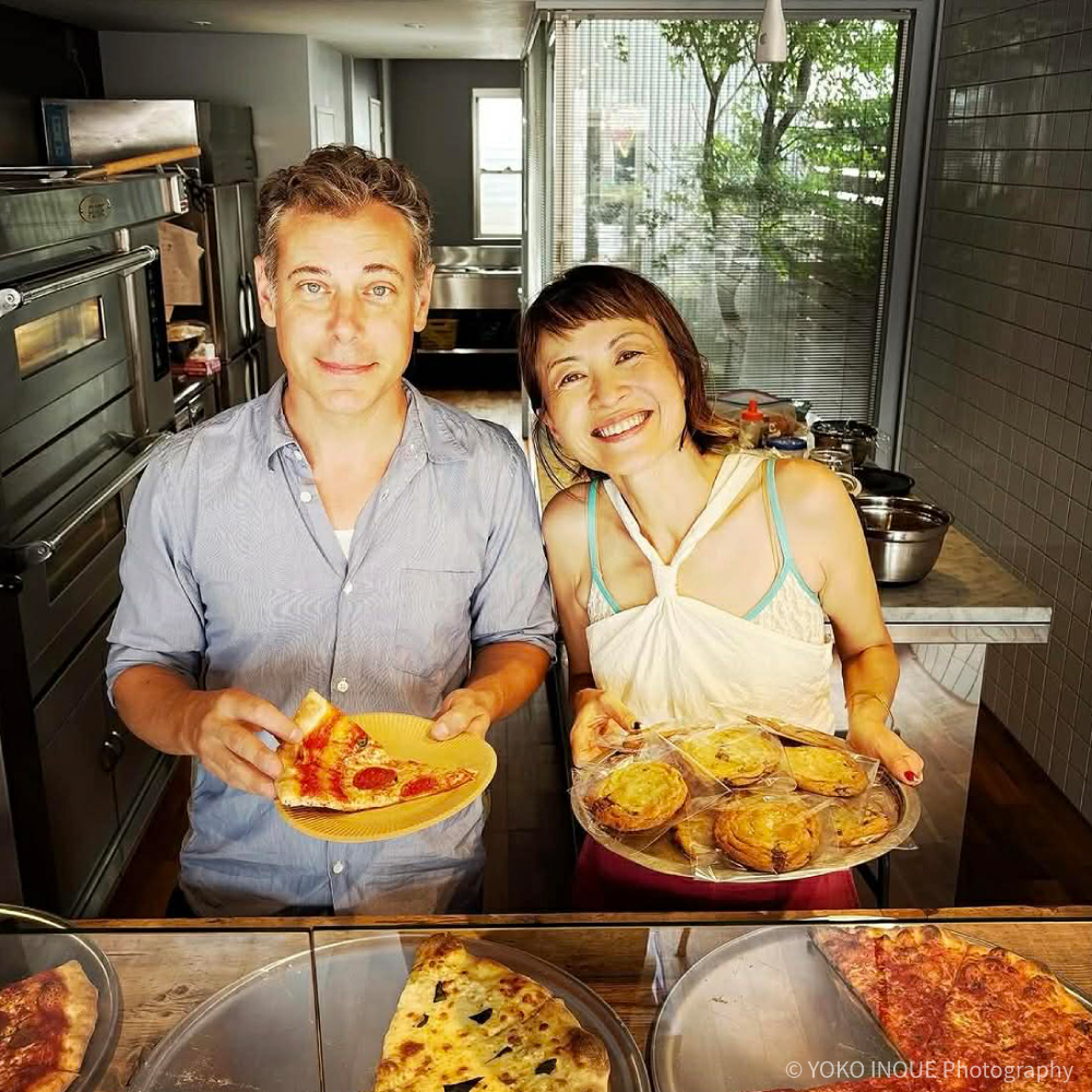 Bon Pizzaのダニエルさんと井上さん