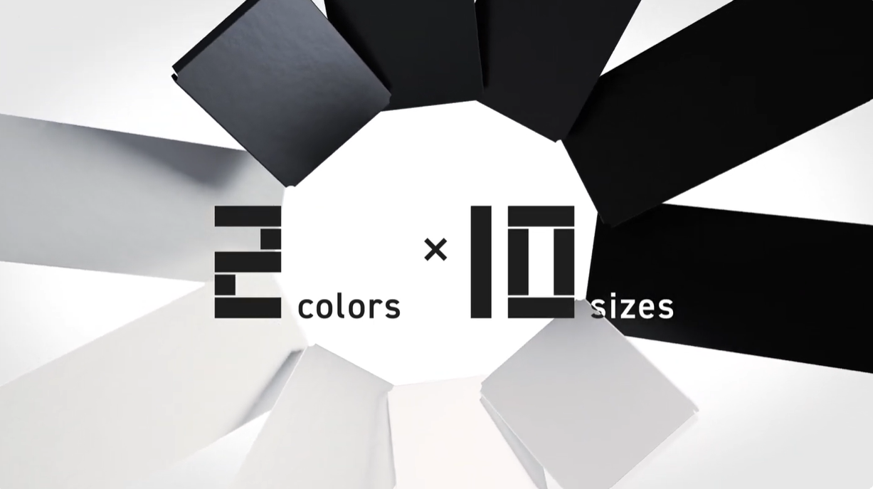 フラットシェルフ サイズ展開&カラー