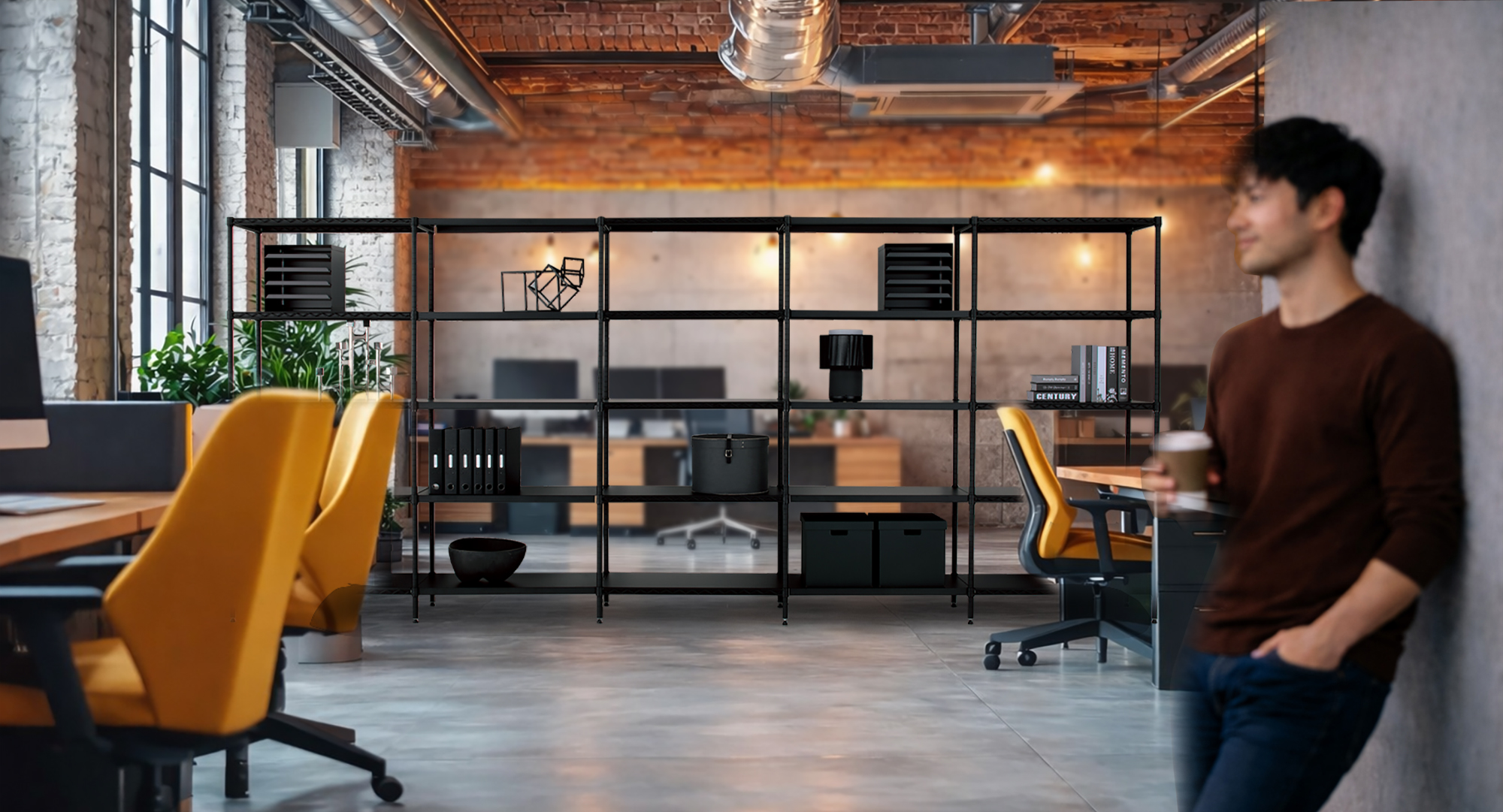 空間を大胆に区切る