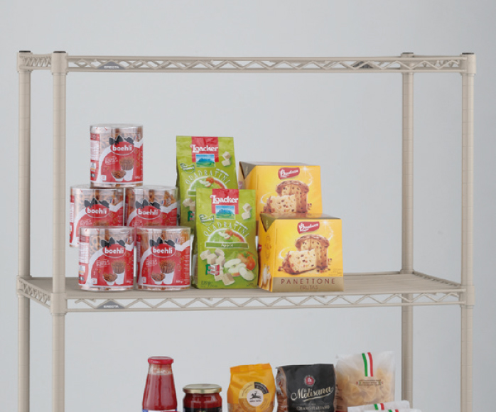 オーダーシェルフ ベージュ 使用イメージ