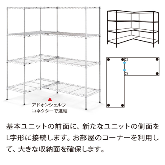 アドオンシェルフコネクター