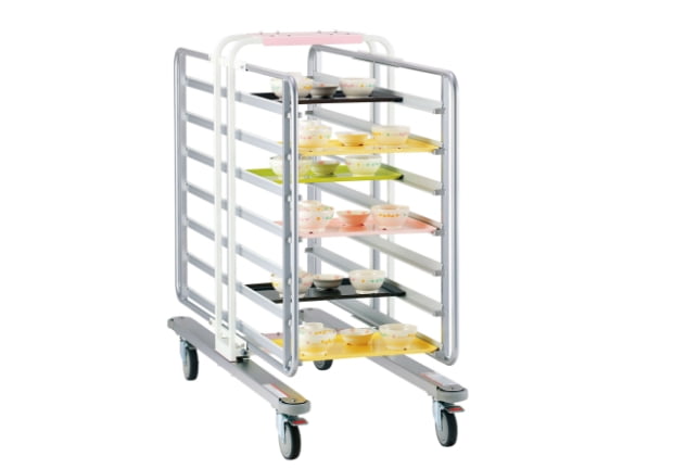 【新品・未使用】 ERECTA/エレクター NTCX36A ネスティングトレイカート 配膳車 下膳車 配送機器 病院 介護 学校 給食 福祉施設 店舗