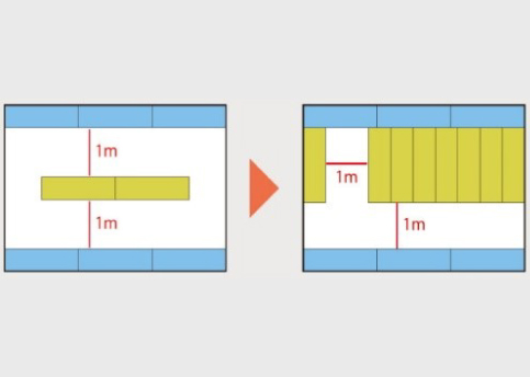 ネステナーC2システムの特長1 収納力が最大2倍に